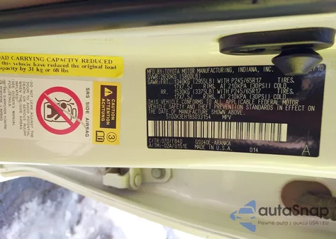 2011 Toyota Highlander Base V6 from USA, damaged, VIN 5TDZK3EH1BS033154